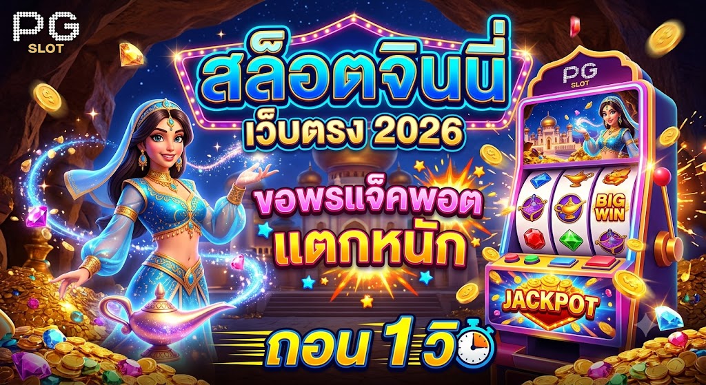 สล็อตจินนี่ เว็บตรง 2026 ขอพรแจ็คพอต แตกหนัก ถอน 1 วิ