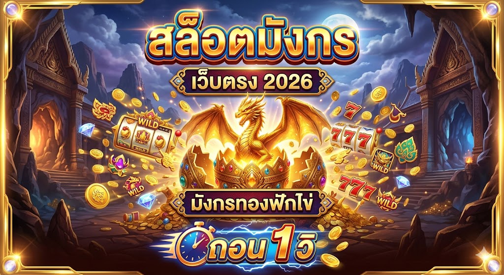 สล็อตมังกร เว็บตรง 2026 มังกรทองฟักไข่ ถอน 1 วิ