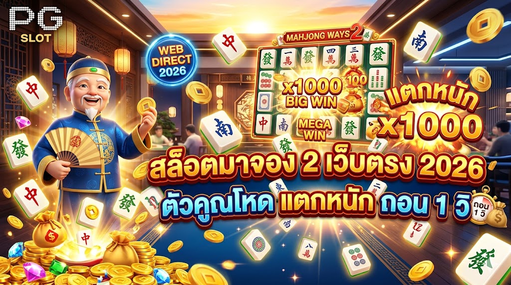 สล็อตมาจอง 2 เว็บตรง 2026 ตัวคูณโหด แตกหนัก ถอน 1 วิ