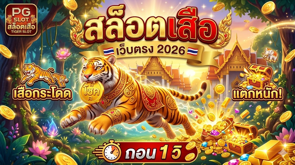 สล็อตเสือ เว็บตรง 2026 เสือกระโดด แตกหนัก ถอน 1 วิ