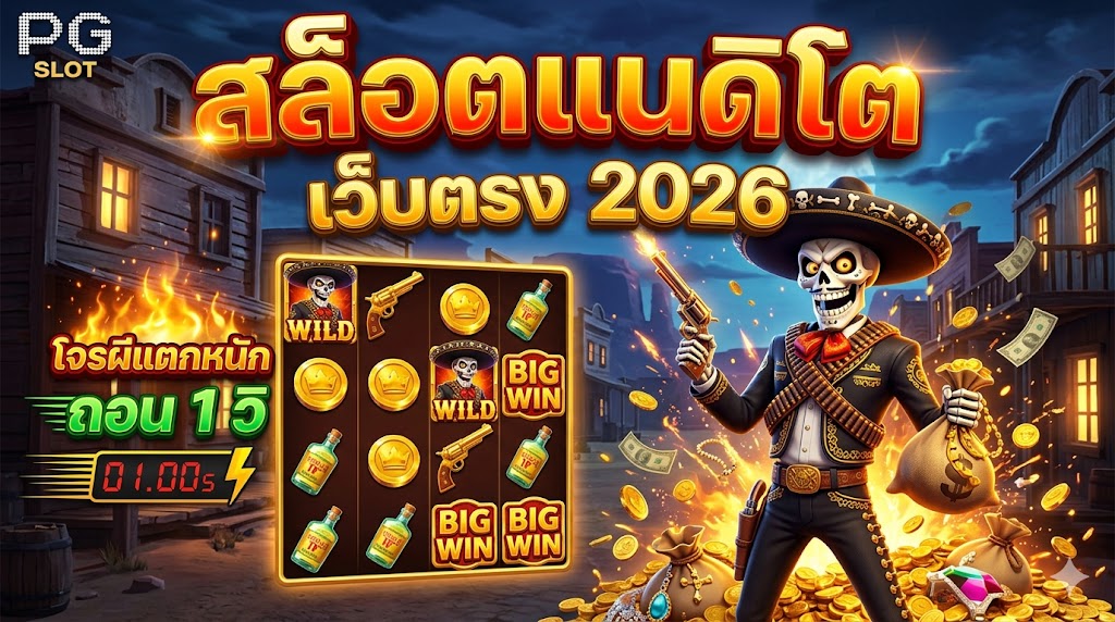 สล็อตแบนดิโต เว็บตรง 2026 โจรผีแตกหนัก ถอน 1 วิ